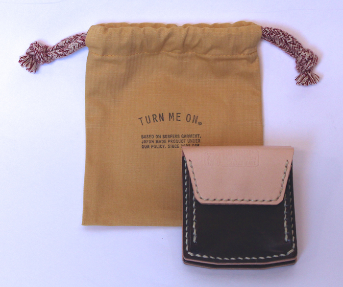 Turn Me On Hand Made Leather Wallet ブラウン