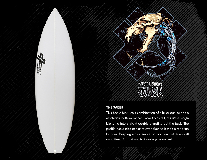 Borst Designs Surfboard 「SABER」（サイバー）