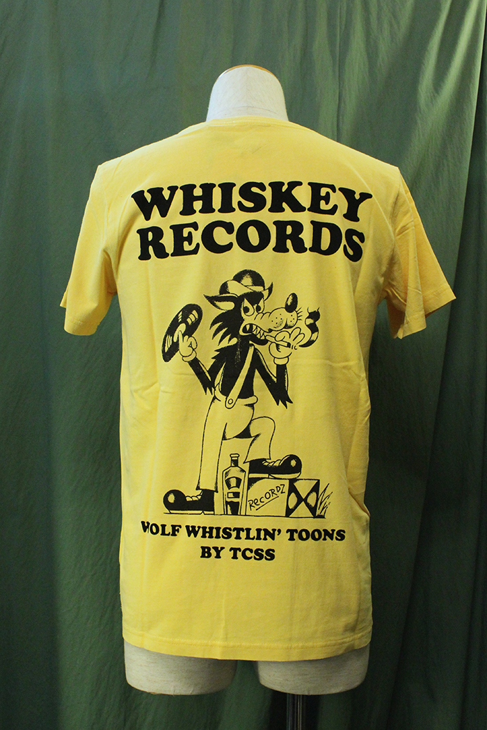 TCSS. WHISKY RECORDS TEE back