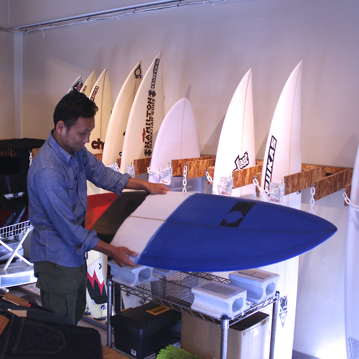 ATOM Surfboard C-FSモデルをオーダーされたAさん