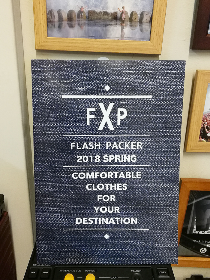 Flash Packer 2018 Spring Catalogue