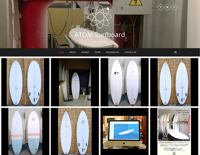 ATOM Surfboard WEB