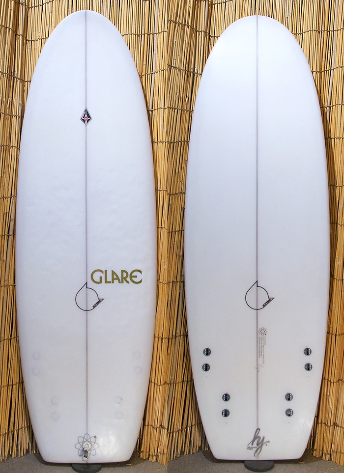 ATOM Surfboard anonymous 5'5" used アイキャッチ画像