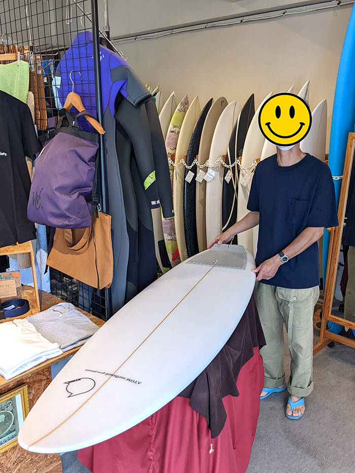 ATOM Surfboard dab mods. 6'0"をオーダーされたBさん