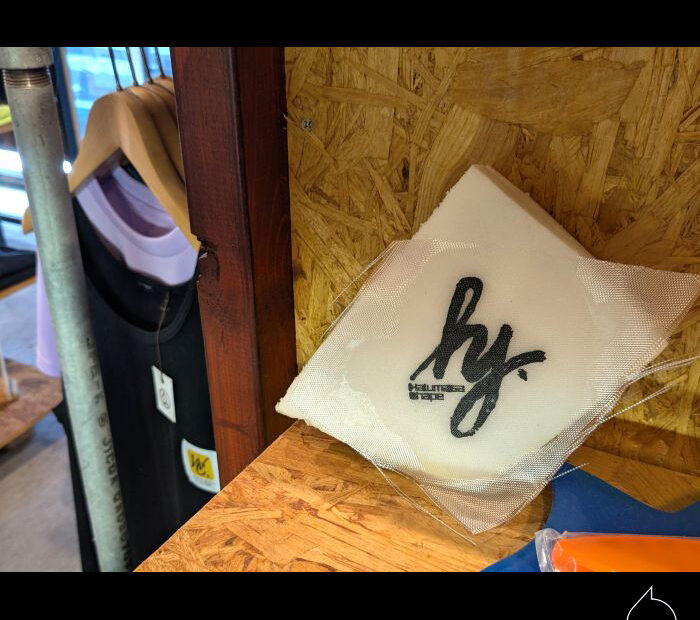 テストでディケールをフォームにセット